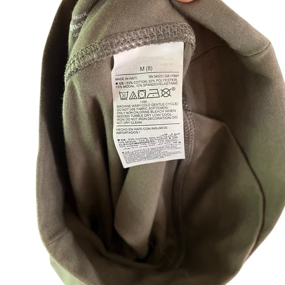 Old Navy Active PowerChill Flare Leggings | High Rise Crossover Waist M Girls - Picture 4 of 9